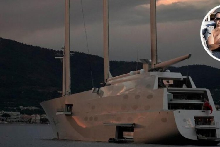 Yarım milyar euro'luk yatını kaybeden Rus zengin &ccedil;ark etti