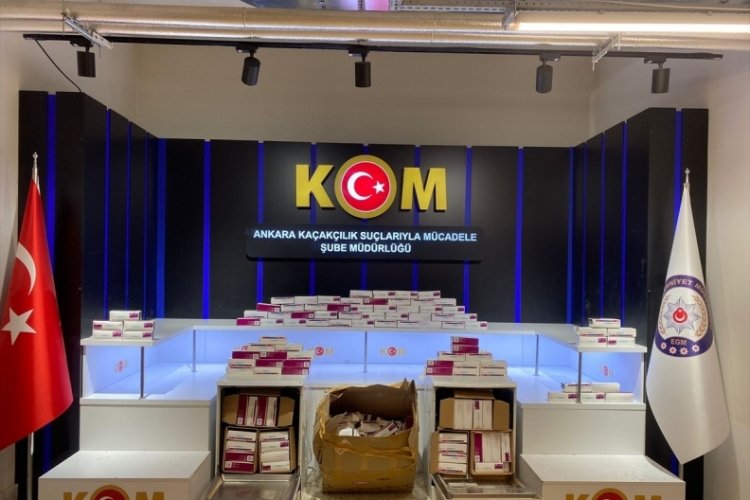 6 bin 890 ka&ccedil;ak hapı bulaşık makinesine gizlemişler