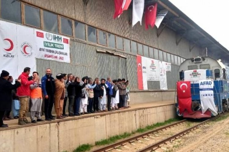 T&uuml;rkiye'den Afganistan'a '1 tren iyilik'