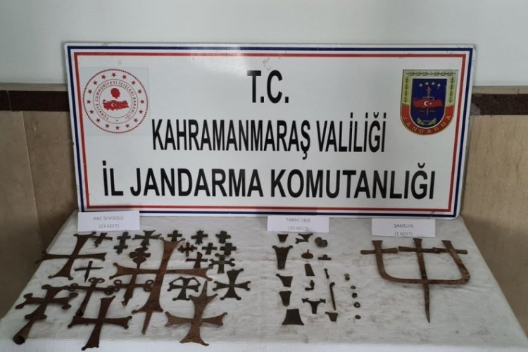 Kahramanmaraş'ta tarihi eser operasyonu