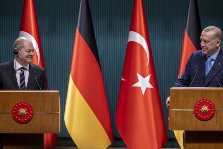 Scholz-Erdoğan g&ouml;r&uuml;şmesi Alman basınında