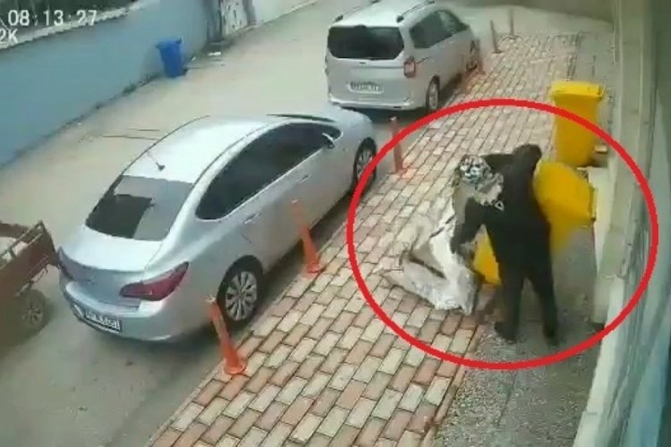 Bursa'da &ccedil;&ouml;p konteyneri hırsızlığı bitmiyor