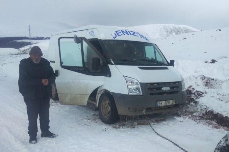 Ardahan'da 16 k&ouml;y yolunda ulaşım engeli