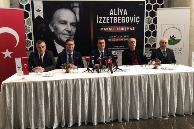 Bursa'da 'Aliya İzzetbegovi&ccedil; Makale Yarışması'nın tanıtım toplantısı ger&ccedil;ekleşti