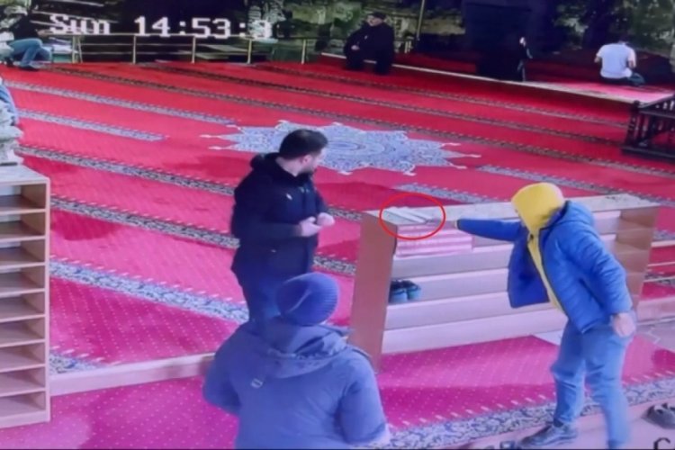 Bursa'da &ccedil;ok konuşulan gizli kahramanlar kamerada
