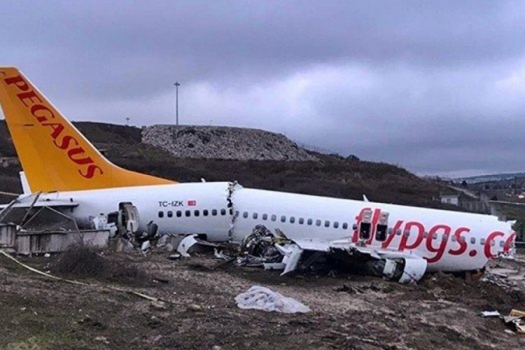 Sabiha G&ouml;k&ccedil;en'deki u&ccedil;ak kazasında kahreden detay