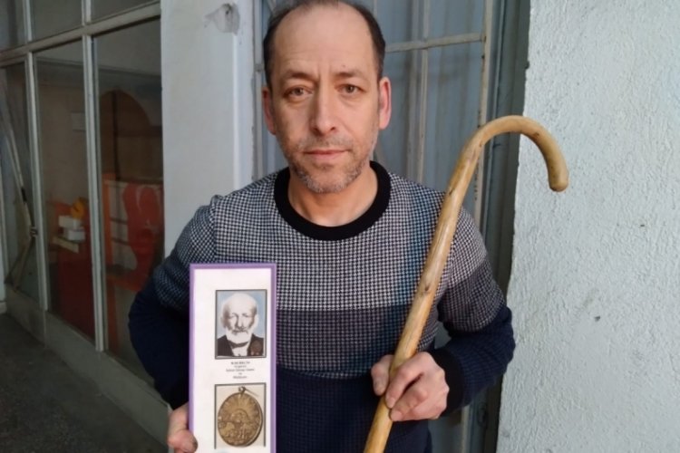 &Ccedil;anakkale gazisinin torunu, emanetine g&ouml;z&uuml; gibi sahip &ccedil;ıkıyor