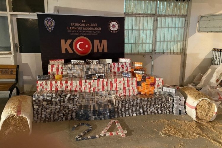 13 bin 160 paket ka&ccedil;ak sigara ele ge&ccedil;irildi