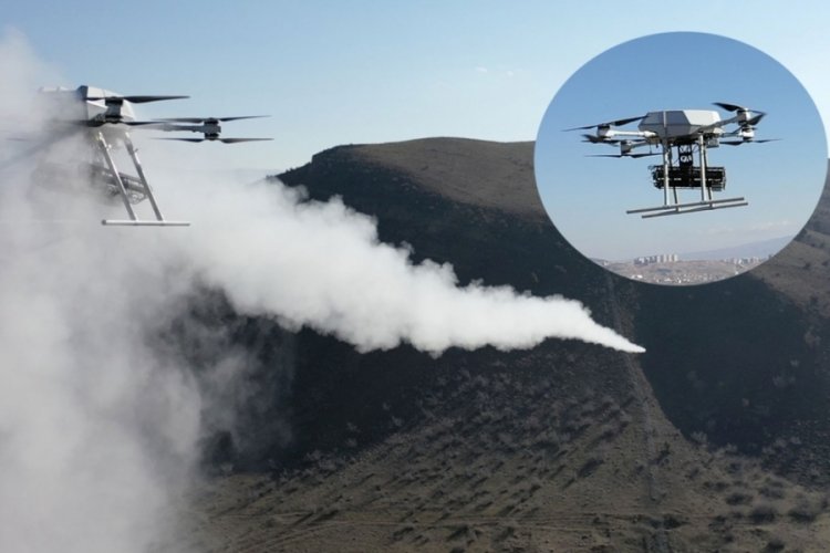 Silahlı drone Songar yerli roketleri ateşledi