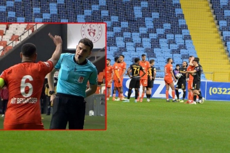 Bennasser neye uğradığını şaşırdı! Yanlışlıkla kırmızı kart