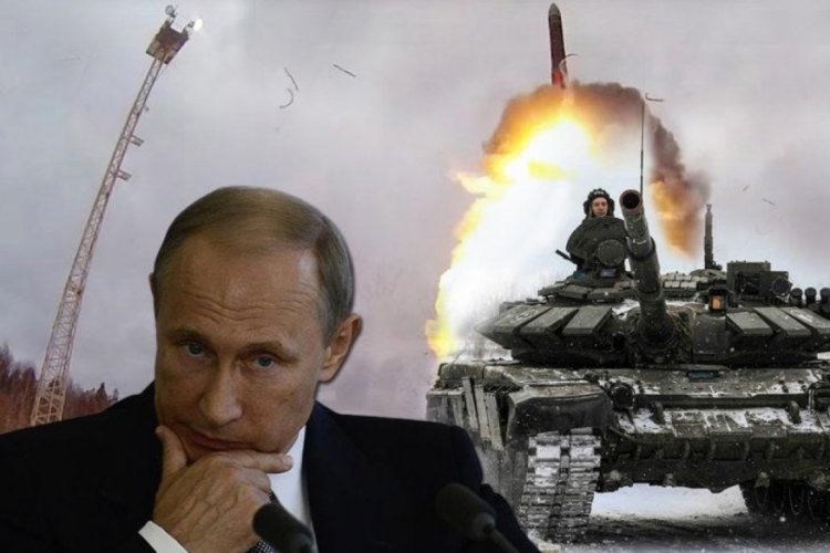 Rus ordusu Ukrayna'da benzinliğe ateş a&ccedil;tı! 3 &ouml;l&uuml;...
