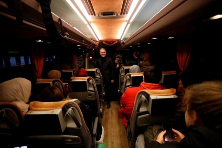 Bursa kafilesi &Ccedil;anakkale'den ayrıldı