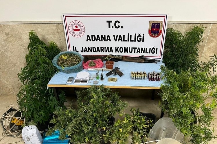 Jandarmadan evde uyuşturucu imalatına baskın