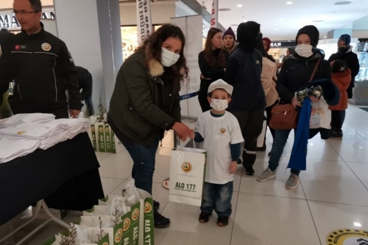 Bursalılara &uuml;cretsiz 35 bin fidan