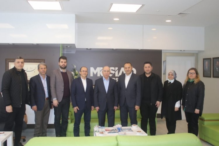 M&Uuml;SİAD y&ouml;netimi Bursa TEKNOPARK heyetini kabul etti