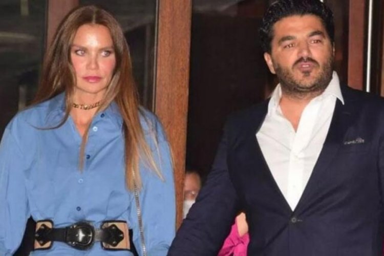 Ebru Şallı ve Uğur Akkuş el ele g&ouml;r&uuml;nt&uuml;lendi