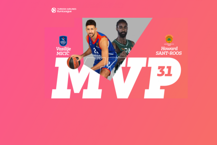 Micic ve Sant-Roos, THY Avrupa Ligi'nde haftanın MVP'leri