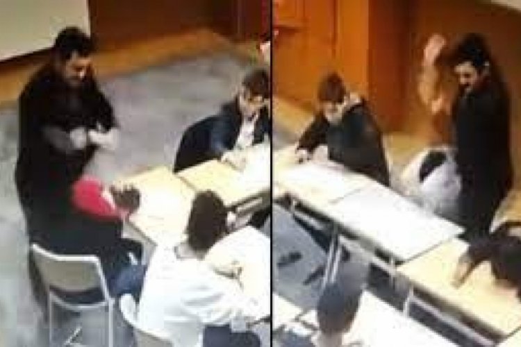 Yurtta &ouml;ğrencilere şiddet uygulayan g&ouml;revli g&ouml;zaltında!