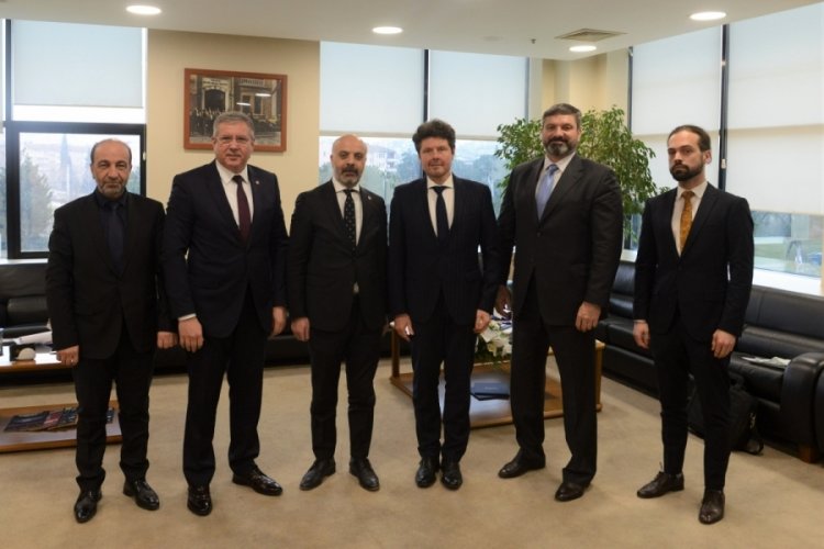 &Ccedil;ekya heyeti BTSO'yu ziyaret etti