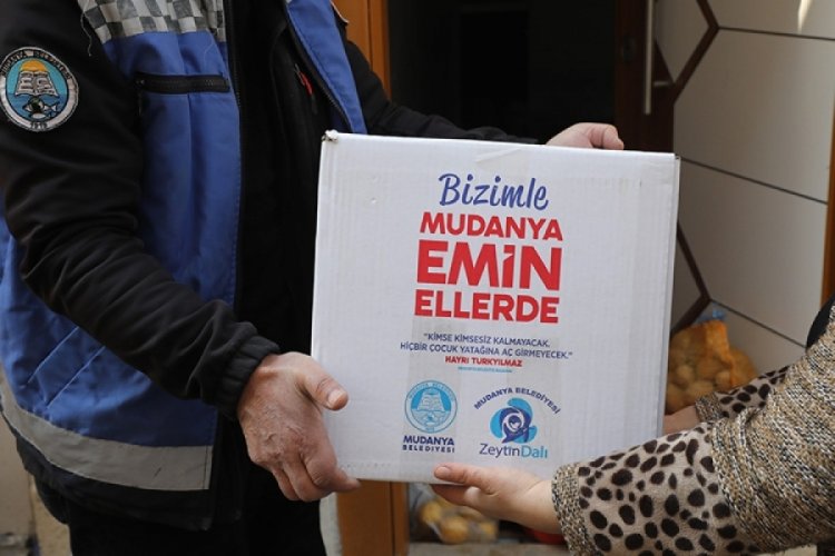 Bursa Mudanya Belediyesi Ramazan'da 1400 aileye erzak paketi dağıtacak