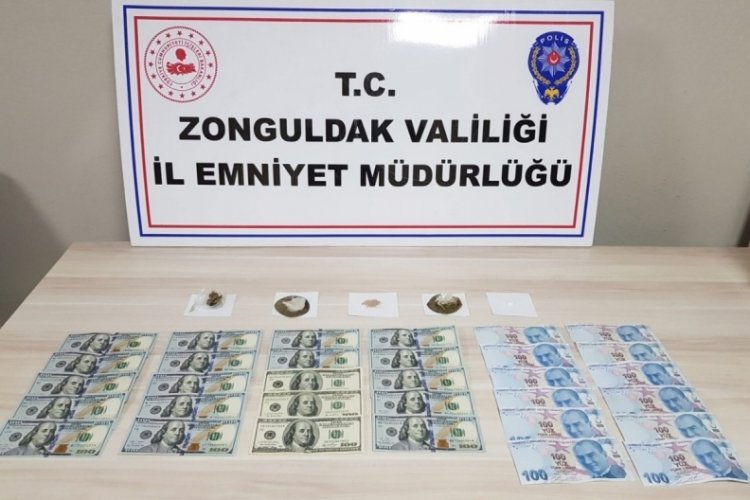 Zonguldak'da narkotik ekipleri uyuşturucu operasyonu