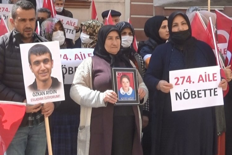 HDP &ouml;n&uuml;ndeki evlat n&ouml;betinde sayı 274'e y&uuml;kseldi