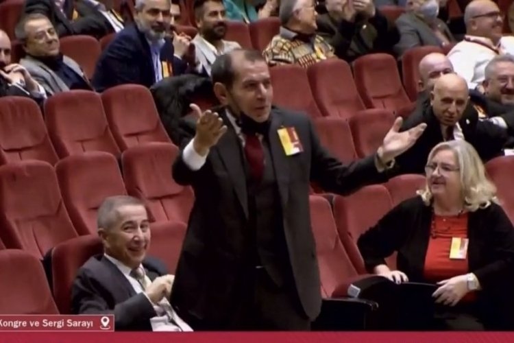Galatasaray genel kurulunda komik anlar