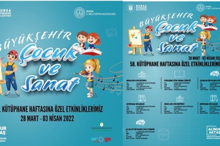 Bursa'da '&Ccedil;ocuk ve sanat' etkinlikleri başlıyor