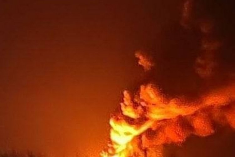 Rus ordusu petrol deposunu vurdu