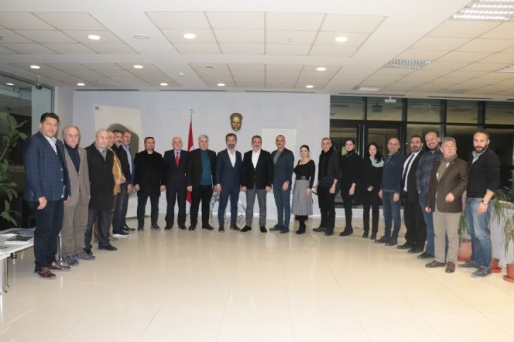 BTSO'dan mimarlar Odası'na hayırlı olsun ziyareti