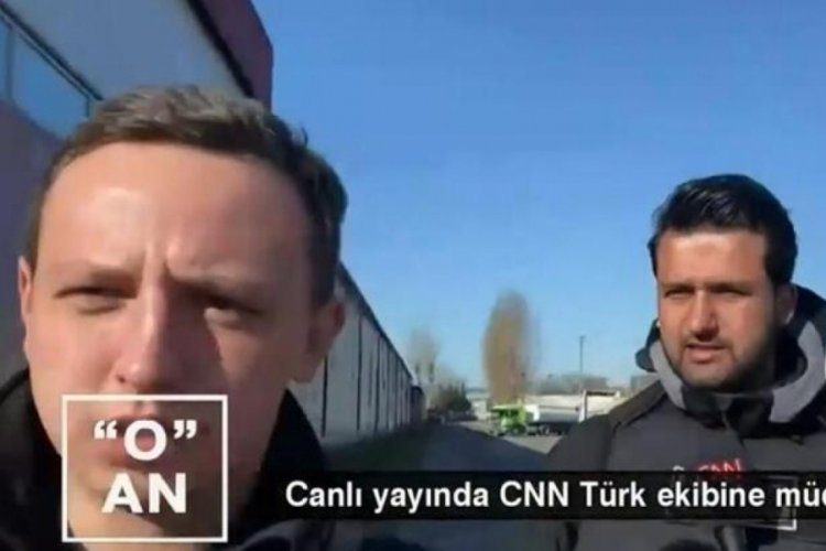 Lviv'de,  CNN T&uuml;rk ekibine m&uuml;dahale