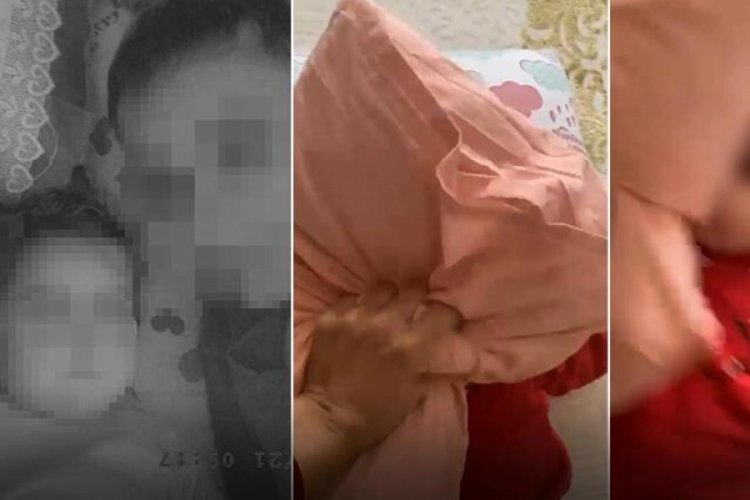 Kızını yastıkla boğmaya &ccedil;alışan 'anne'den şoke eden s&ouml;zler