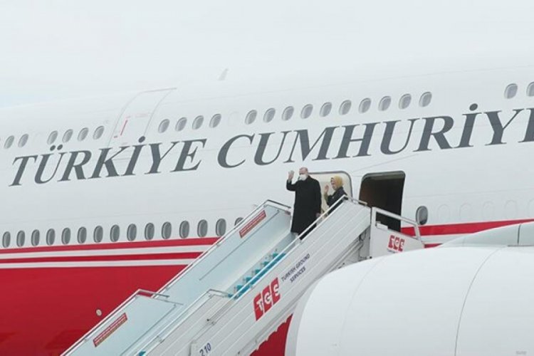 Cumhurbaşkanı Erdoğan, Özbekistan'a uçtu