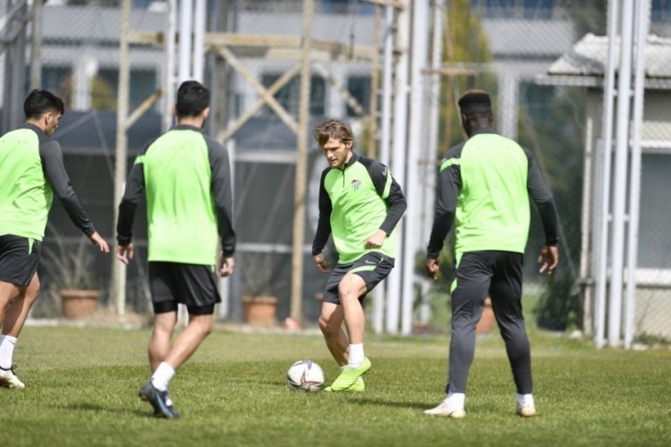Bursaspor'da taktik antrenman