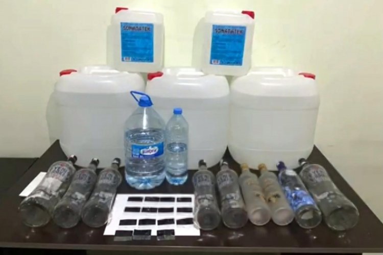 Tekirdağ'da sahte i&ccedil;ki operasyonunda 1 g&ouml;zaltı