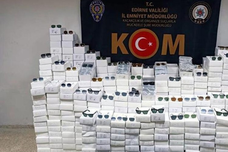 Edirne'de g&uuml;mr&uuml;k ka&ccedil;ağı &ccedil;ok sayıda g&ouml;zl&uuml;k ele ge&ccedil;irildi