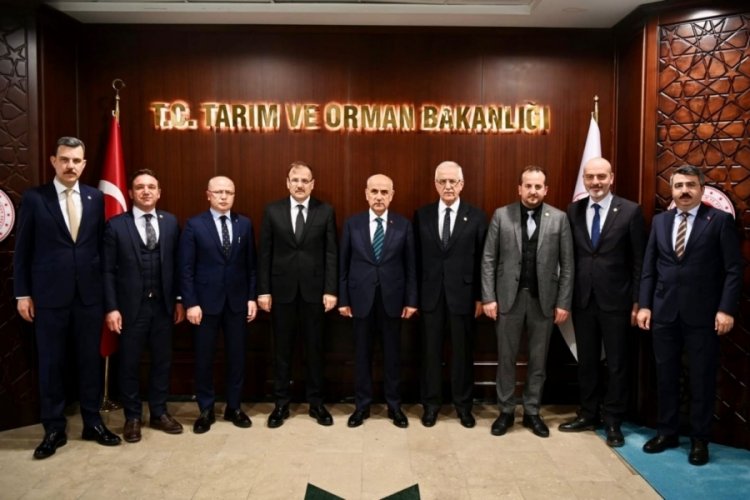 Bursa heyetinden Tarım Bakanı'na ziyaret