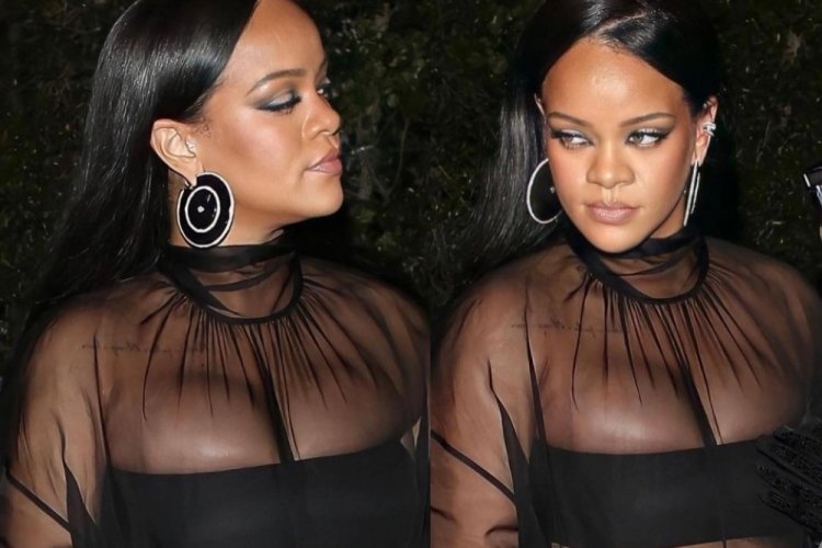 Rihanna'nın parti kıyafeti