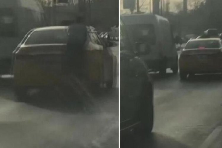 İstanbul'da patencinin tehlikeli yolculuğu yerde bitti