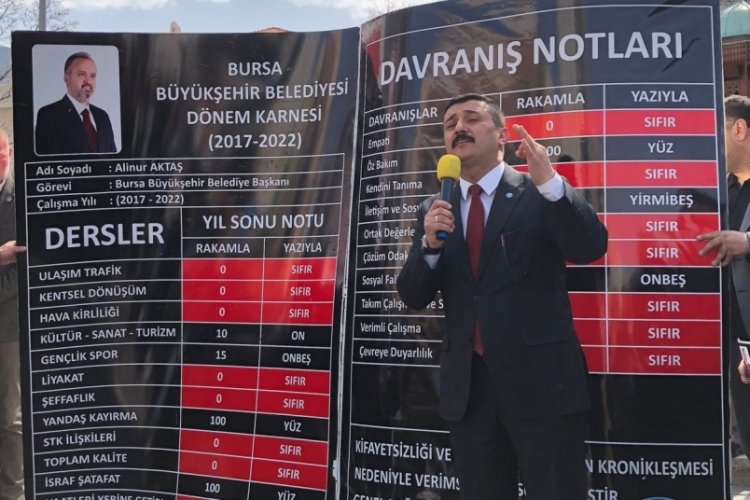T&uuml;rkoğlu'ndan Aktaş'a 'Siyah Karne'