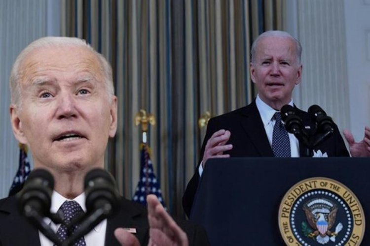 Biden'ın 'kopya kağıdı' kameralara yakalandı