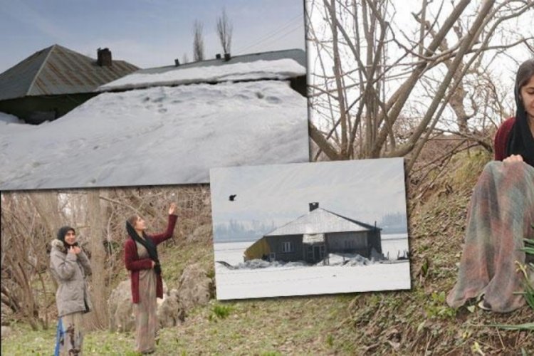 Hakkari'de, aynı g&uuml;n iki mevsim bir arada
