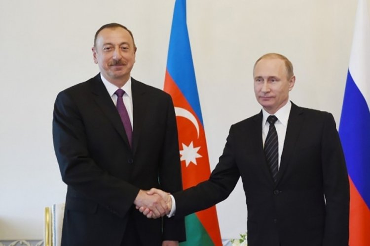 İlham Aliyev ile Vladimir Putin g&ouml;r&uuml;şt&uuml;