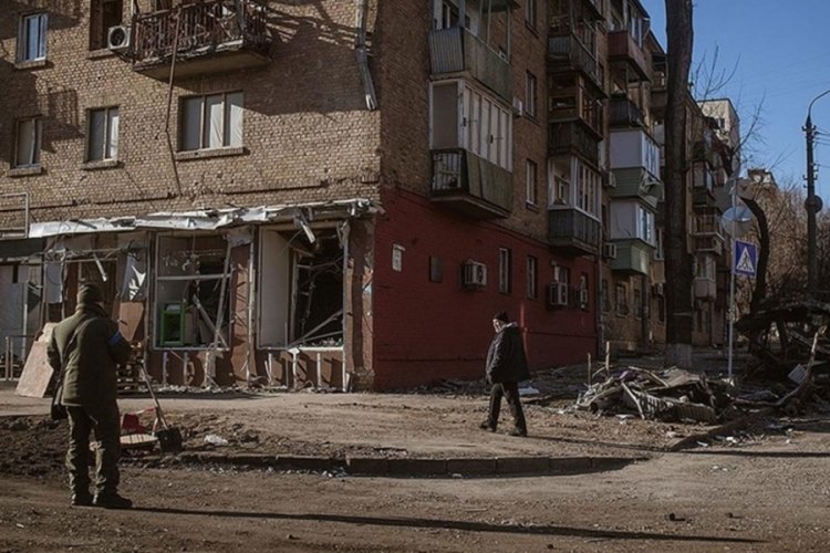 Ukrayna'nın başkenti Kiev'e &uuml;st d&uuml;zey ziyaret