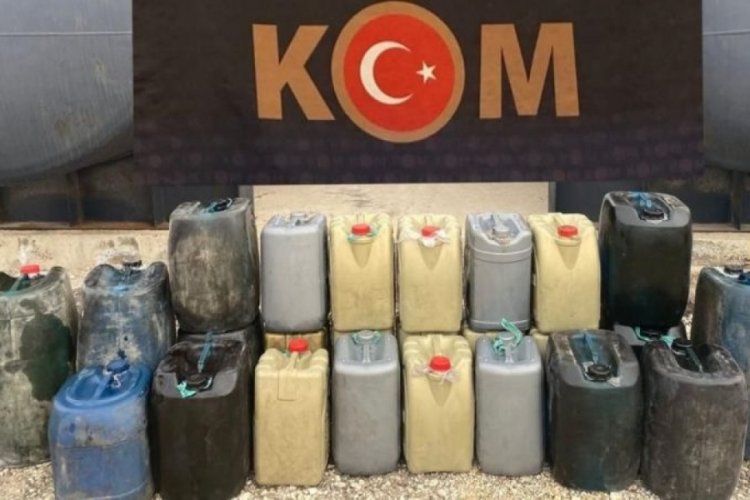 Ara&ccedil;ta 620 litre ka&ccedil;ak akaryakıt ele ge&ccedil;irildi