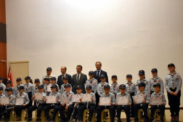 Bursa'nın minik izcilerinden m&uuml;thiş performans