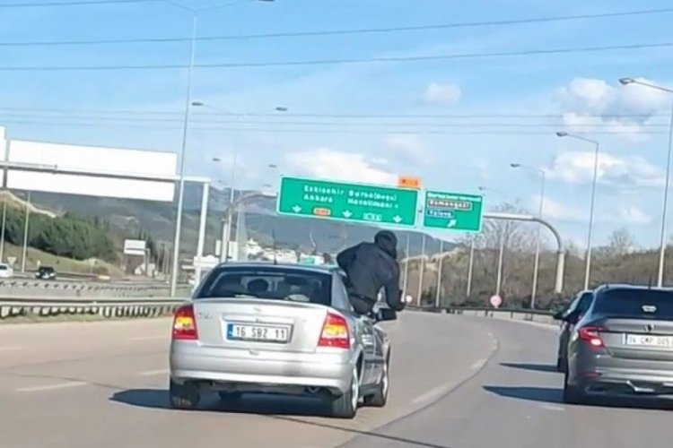 Bursa'da seyir halinde tehlikeli &ccedil;ekim