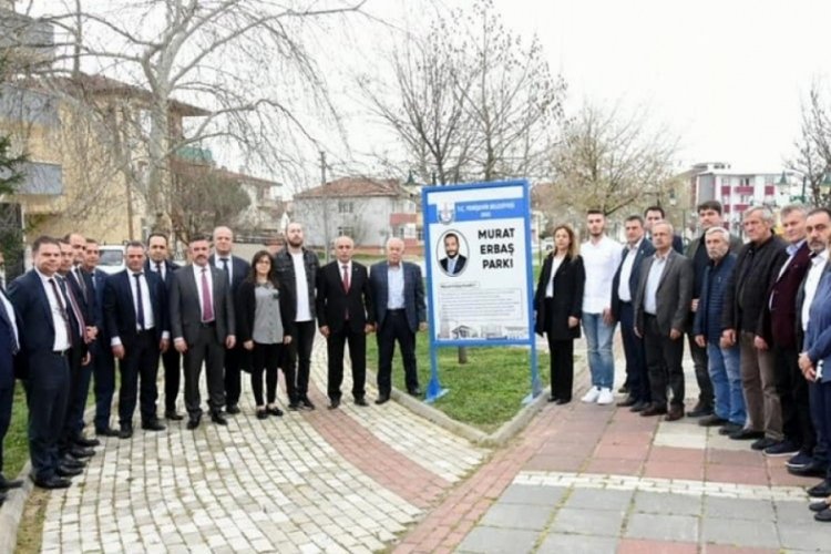 Bursa'da Murat Erbaş'ın ismi parka verildi