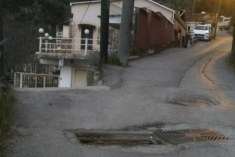 Bursa'da mazgal hırsızlığı