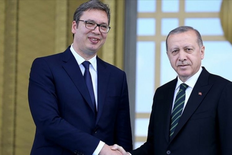Erdoğan, Sırp mevkidaşı Vucic ile g&ouml;r&uuml;şt&uuml;